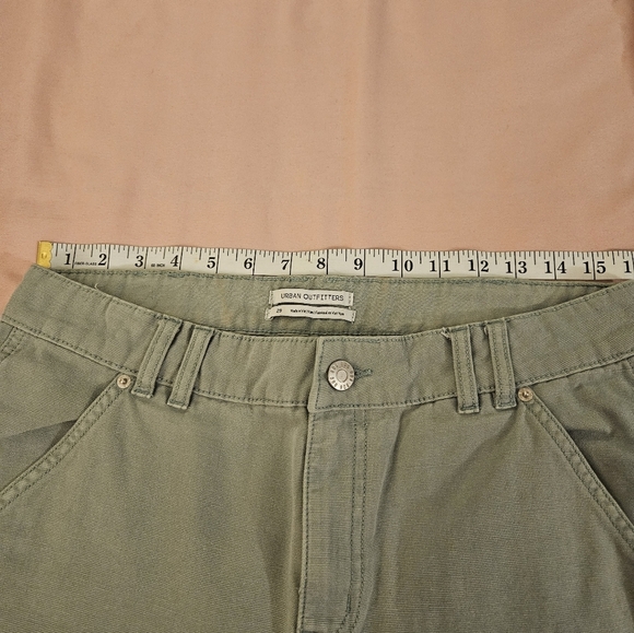 Urban Outfitters Green Wide-Leg  Double Knees Pants Size 28 - Picture 3 of 7
